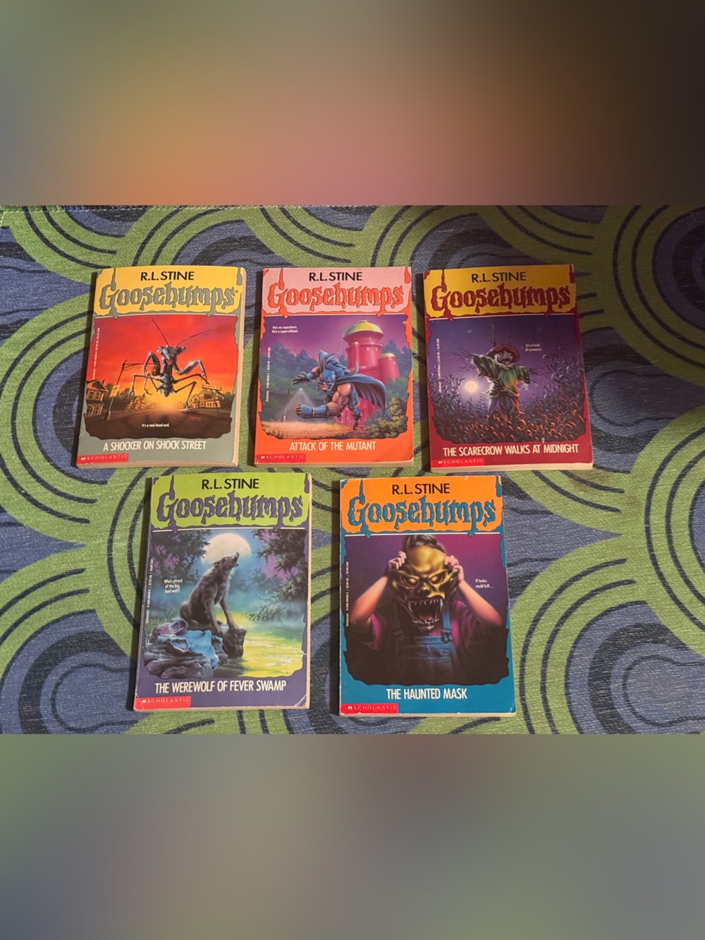 Lot of 1st Edition Goosebumps Books by R.L. Stine - Paperback Set